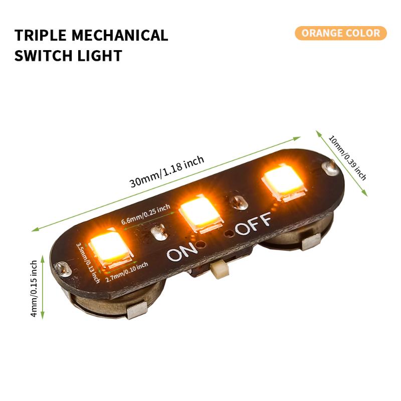 1Pcs Wireless Light 3-Watt High Brightness Switch Led Lamp Toys For Diy Model Making/Gun-Dam/Dollhouse Decoration/Diorama