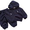 2024 Spring/Autumn Children's Korean Embroidered Hoodie & Sweatpants Set
