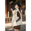Fengxun Women's Korean Style Lightweight Duck Down Vest