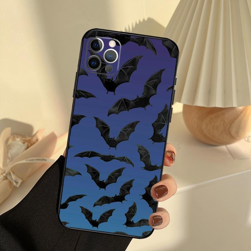 

Halloween Bat Phone Case For iPhone 13 16 15 11 12 14 17 Pro Max 12 mini 15 16 Plus 16e 17 Air Cover Funda iPhone 13