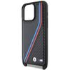 BMW Bmhcp15L23Psvtk Iphone 15 Pro 6.1 Czarny/Black Hardcase M Edition Carbon Tricolor Lines & Strap