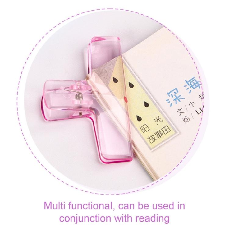 10Pcs Clear Acrylic Paper Clip Paper Clamp for Food Bag Photo Drawing Board Acrylic Paper Clip for Home Kitchen Office