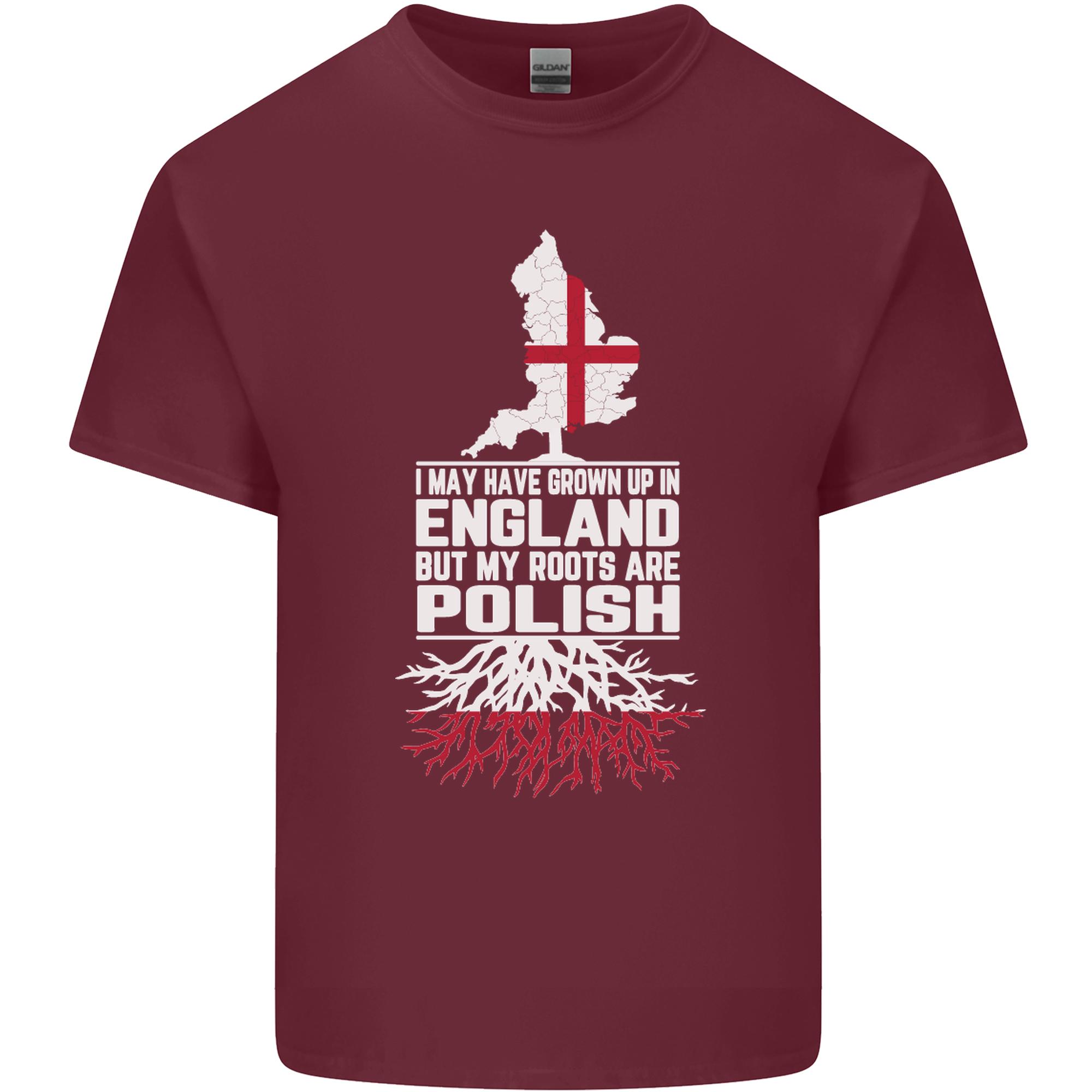 Roots In Poland Polish Polska Flag Orzel Unisexs Light Cotton TShirt S