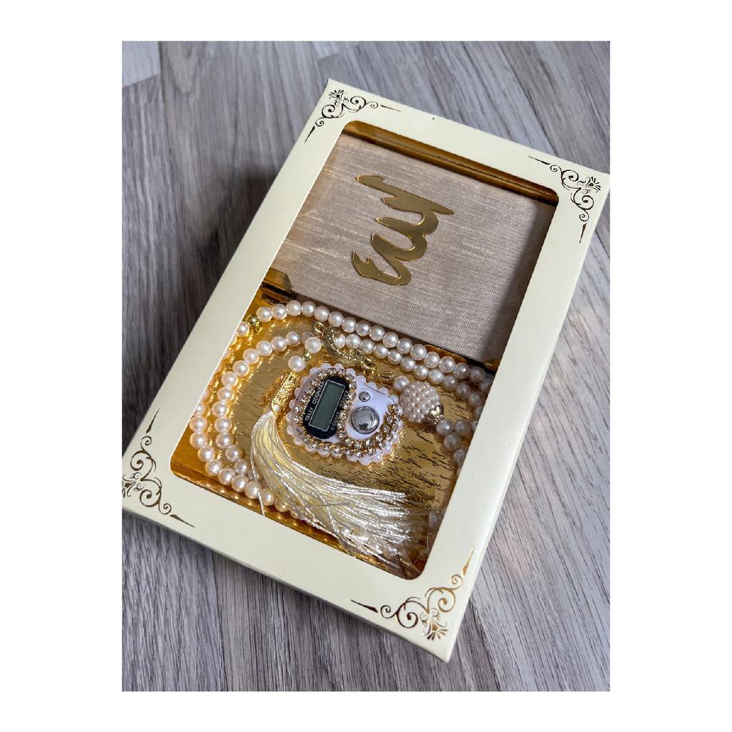 Unser Yasin-Juzu-Gebetsperlen- und Stein-Zikrmatik-Set als Geschenk-Mitgift