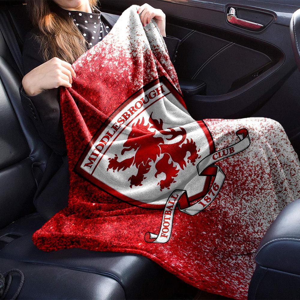 Middlesbrough Blanket, High quality Comfortable for All Seasons, Home Decor, Warmth and Comfort