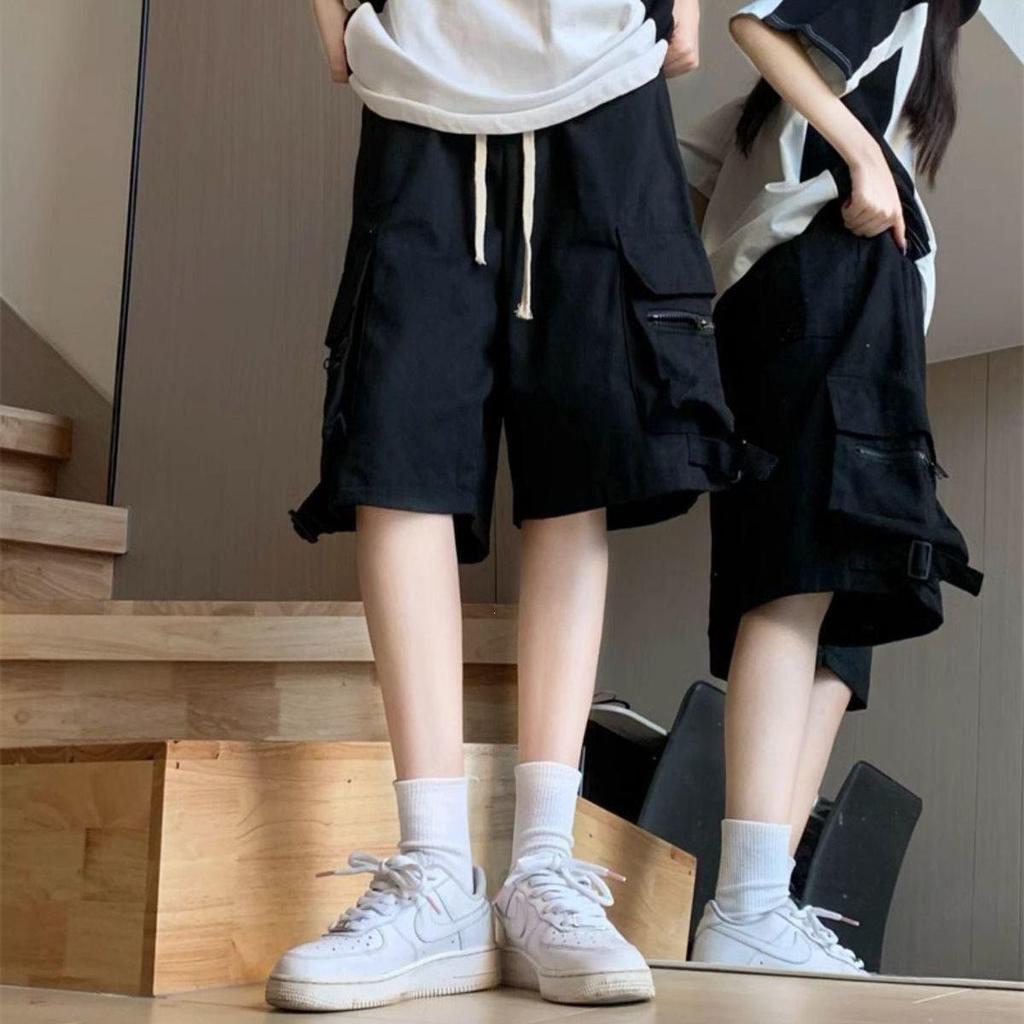 Unisex Summer Hip-Hop Casual Workwear Shorts - Loose Fit and Versatile
