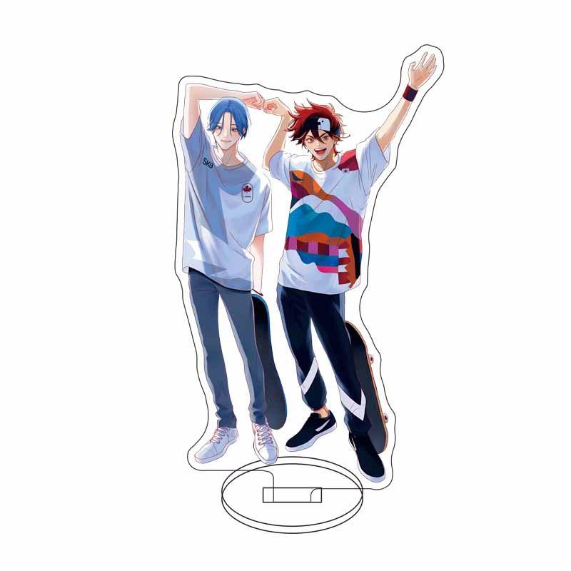 Anime Sk8 The Acrylic Stand Model Figure Cosplay Plate Holder Topper Fans Christmas Desk Decor Plate Gift