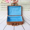 Vintage Rattan Woven Cosmetic & Souvenir Storage Basket Handbag