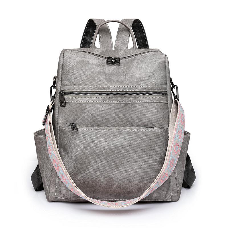 Cute Retro Lightweight Backpack for Women & Girls - Large Capacity, Dual-Purpose for Leisure & Travel