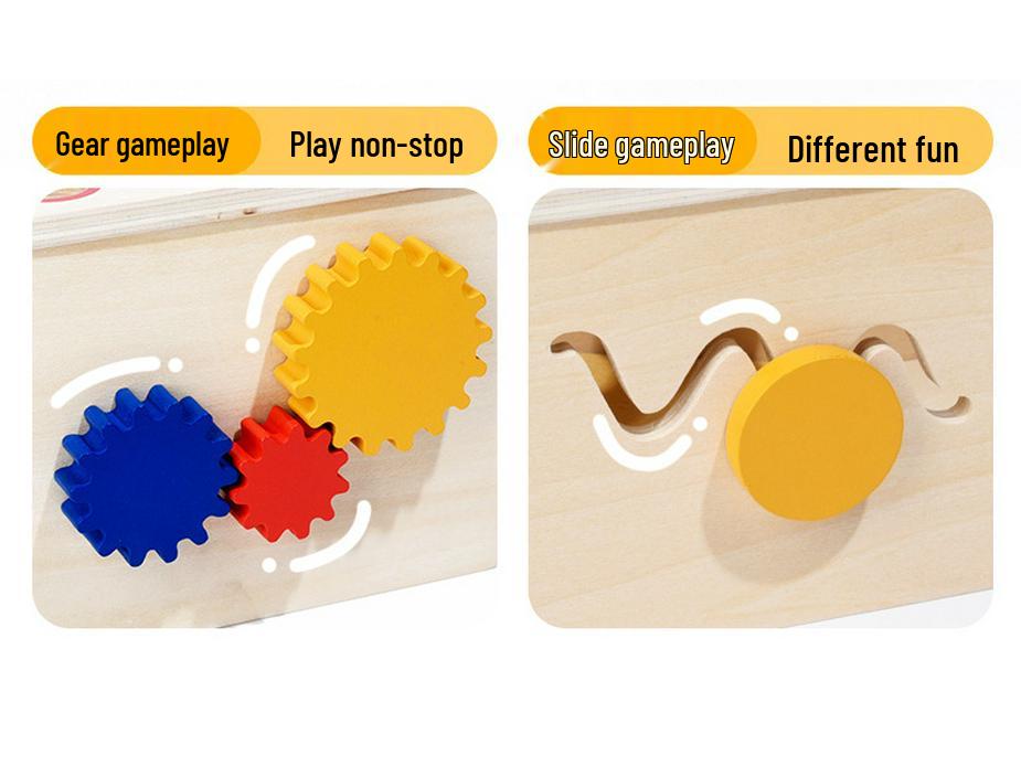 Montessori Color & Shape Recognition Building Blocks for Toddlers