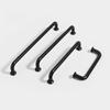 Simple Vintage Cabinet Door Pull Handle Antique Brass Nickel Drawer Wardrobe Wine Cabinet Cupboard Pull Black Furniture Hardware