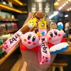 New Creative Star Kirby Cartoon Figurine Keychain Kirby Couple's Bag Car Keychain Gift Personalized Gifts Y2k Fashion Toys Anime