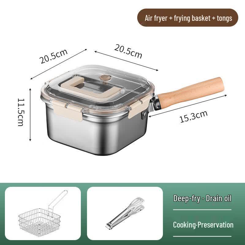 LISM Square Deep Fryer Set