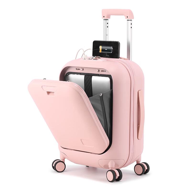 Bubble Style Travel Suitcase with Front Laptop Access