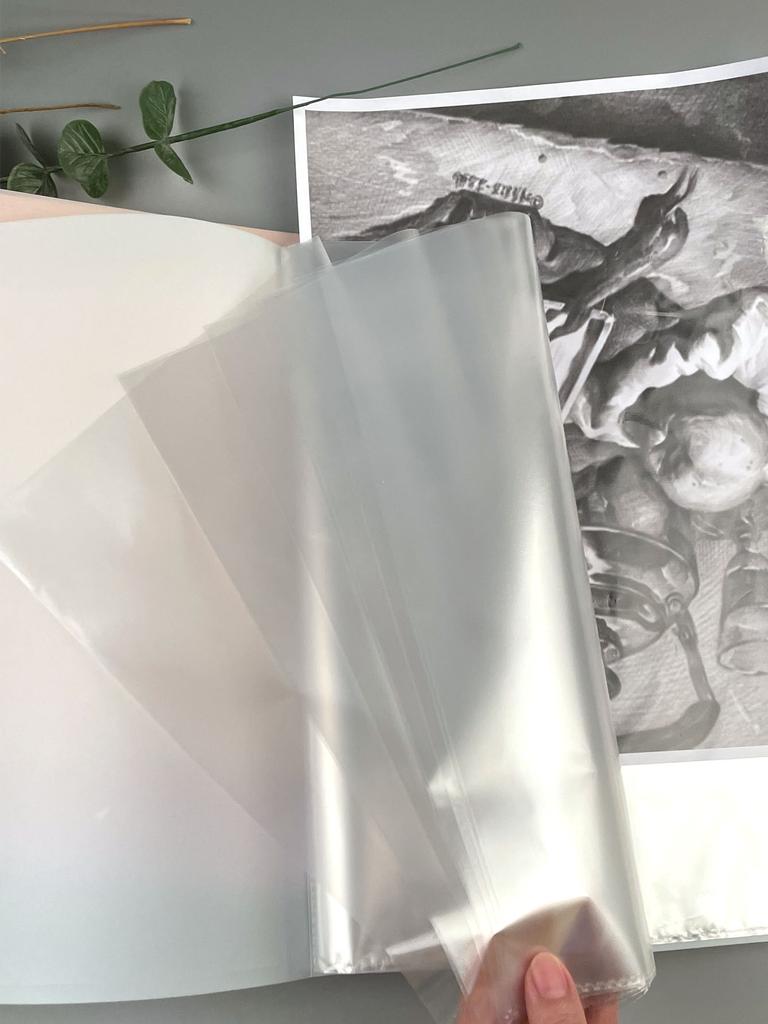 A4 Color Transparent Folder Documents Loose-Leaf Notes Book Student Test Papers Organize And Store School Large-Capacity Station Quality
