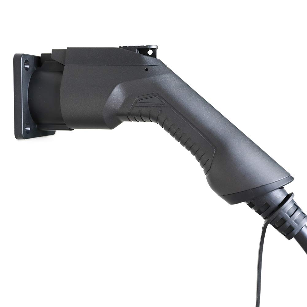 Morec Evse EV Charger Holder SAE J1772 Charger Holder EV Charging Cable Holder Storage Charger Plug Hook Nozzle Holster..