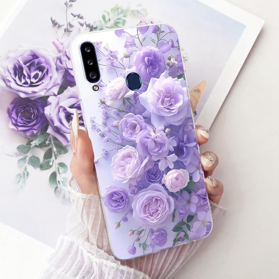 Clear Cover For Samsung A20s Case SM-A207F Cute Fashion Butterfly Funny Painted Casing For Samsung Galaxy A20s SM-A207M SM-A2070