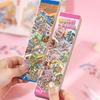 1book/12pcs Cute Cartoon Mini 3D Stereo Scene Stickers, Kawaii Designs & Strong Dimension, Self-Adhesive for Journal DIY