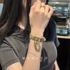 Charm Stainless Steel New Women's Watch Chain Watch Genuine Leather Vintage Quartz Watch Fashion Small Gold Watch