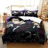 Set Biancheria da Letto Black Butler Kuroshitsuji 2/3 Pezzi Copripiumino Sebastian Ciel Cartone Animato Biancheria da Letto per Bambini Adulti Camera da Letto