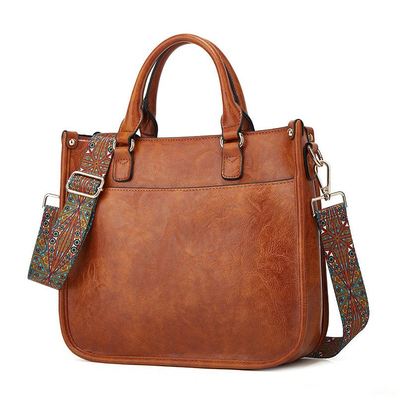 ag omen s ashion ersatile houlder rossbody Bag ew Casual etro andheld 30*10*26cm коричневый