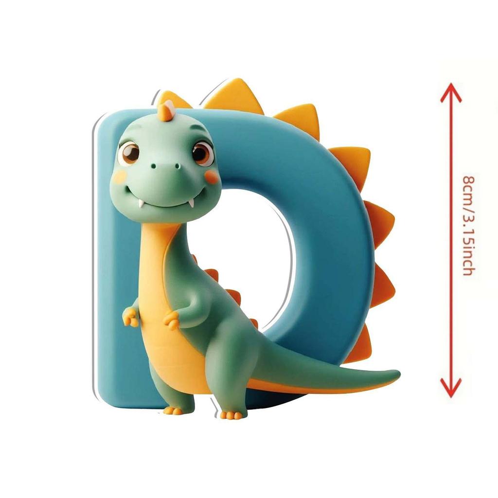 26 Litere Pandantiv Dinozaur Paste Litere Acrilice Pandantiv Decorat Paște