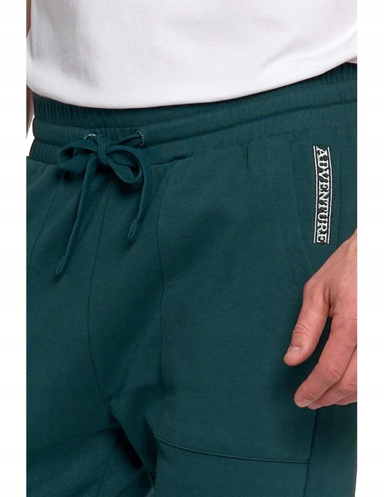 Men's Joggers with Pockets, Warm Drawstrings, MORAJ XXL GREEN