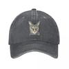 Tabby Cat Closeup Baseball Cap Dropshipping Rave Women's 2025 Men's