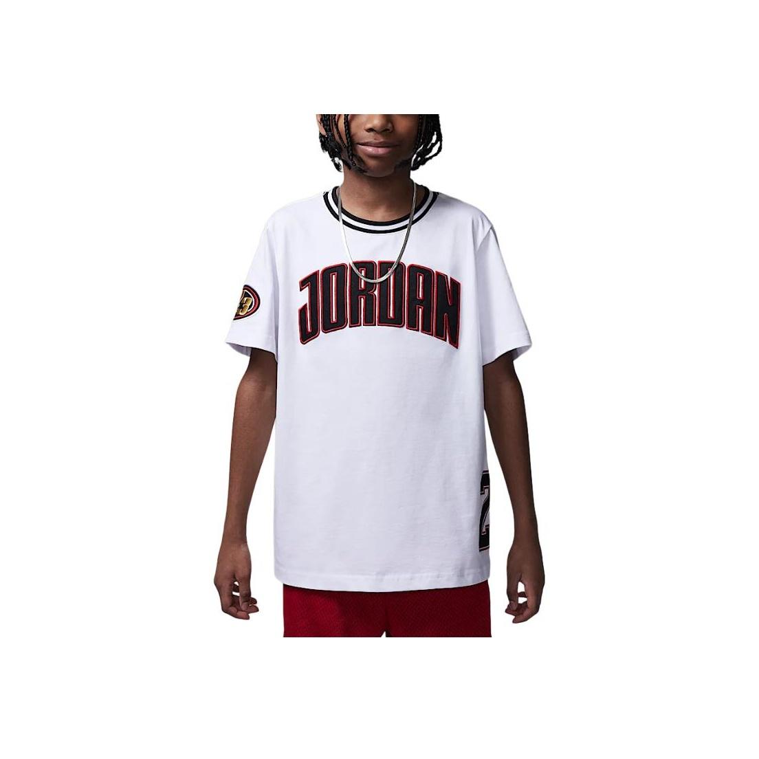 

Nike Fashion Comfortable Soft Short Sleeve T-Shirt Kids Tops White II3082-100