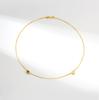 Collana di smeraldi retrò di marca, elegante e semplice