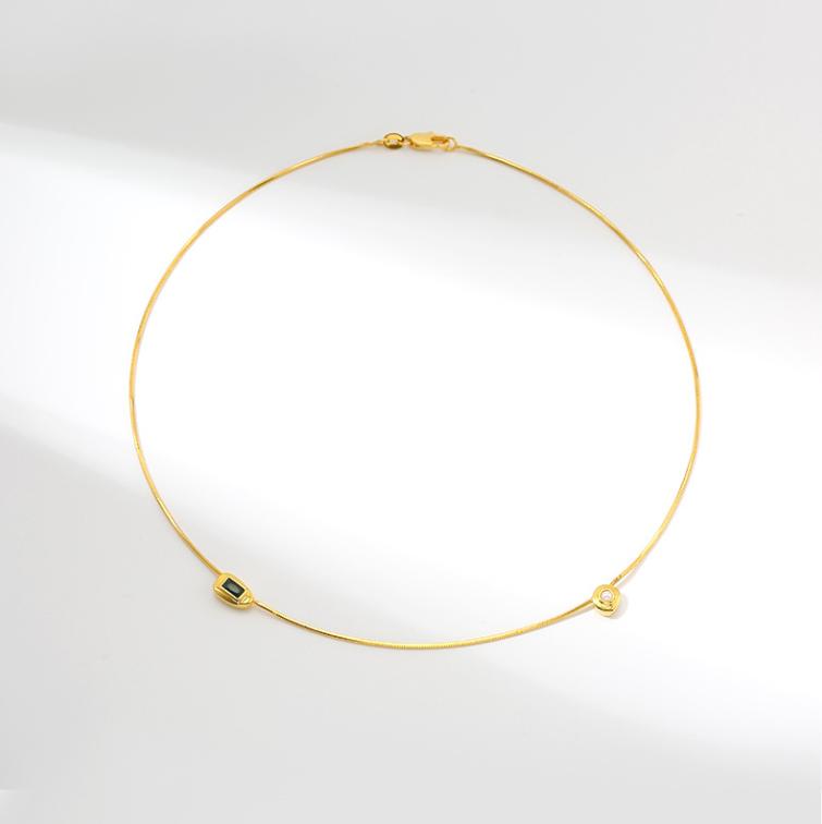 

Изумрудное колье Mihmily в стиле ретро, ​​стильное и простое