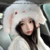 Ears Can Move Rabbit Ear Plush Cap Warm Beanies Hat Fashion Bomber Cap  Women