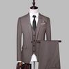 Suit Suit Men's Spring and Autumn Professional Dress Groom's Banquet Wedding Dress Best Man's Suit Men's Suit Three-piece Suit
