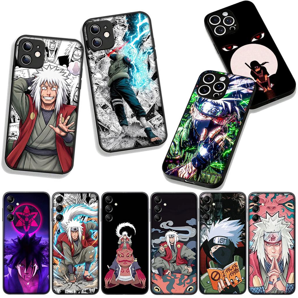 for Samsung Galaxy A36 A17 A26 A07 A35 A54 A53 A13 A33 A34 S8 S9 S20 S21 FE S10 Plus Cover Case Jiraiya Kakashi Narutos Sasuke