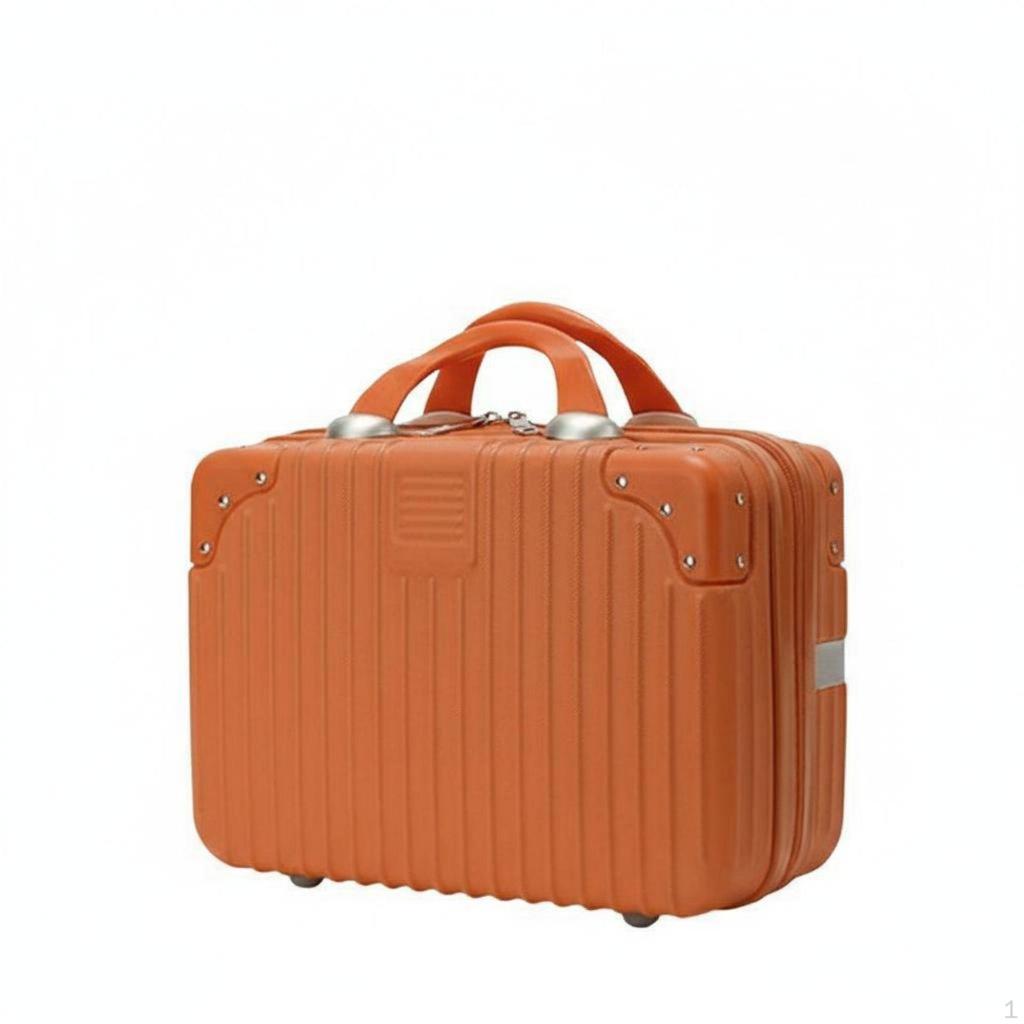 Mini Suitcase Makeup Case Lightweight Hard Shell Cosmetic Multifunctional Portable Toiletry Box