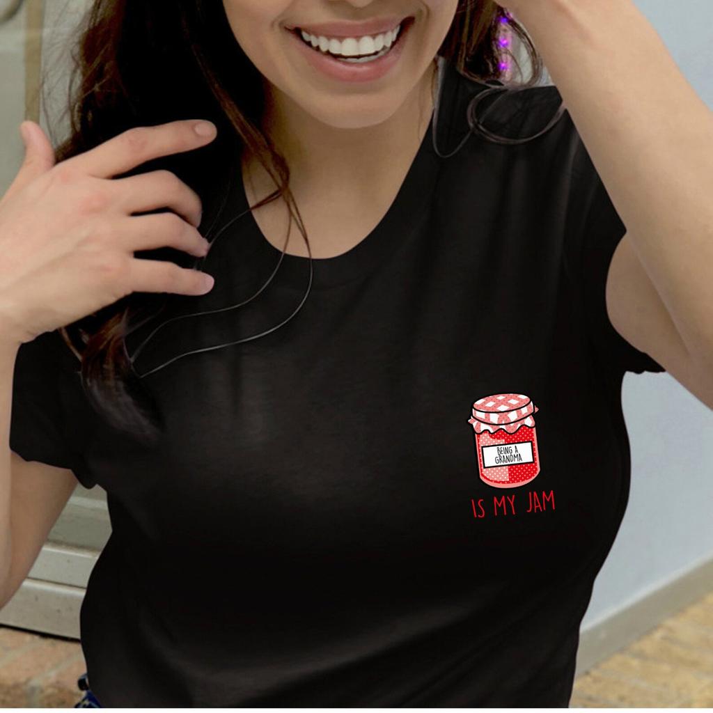 Pocket Print Grandma Jam T shirt, Gradmas Gifts, Mother's Day Shirt, Grannie Birthday Gift, Granny T shirt, Being A Grandma Is My Jam