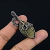 Copper Seraphinite Pendant, 999 Copper Wire Wrapped Gemstone Jewelry, Handmade Pendant, For Thanksgiving