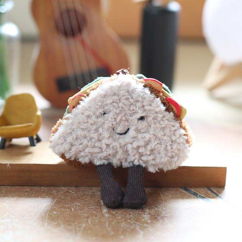 Cute Sandwich Jellycat Fox Peanut Kids Plush Toy Keychain For Decor Backpack