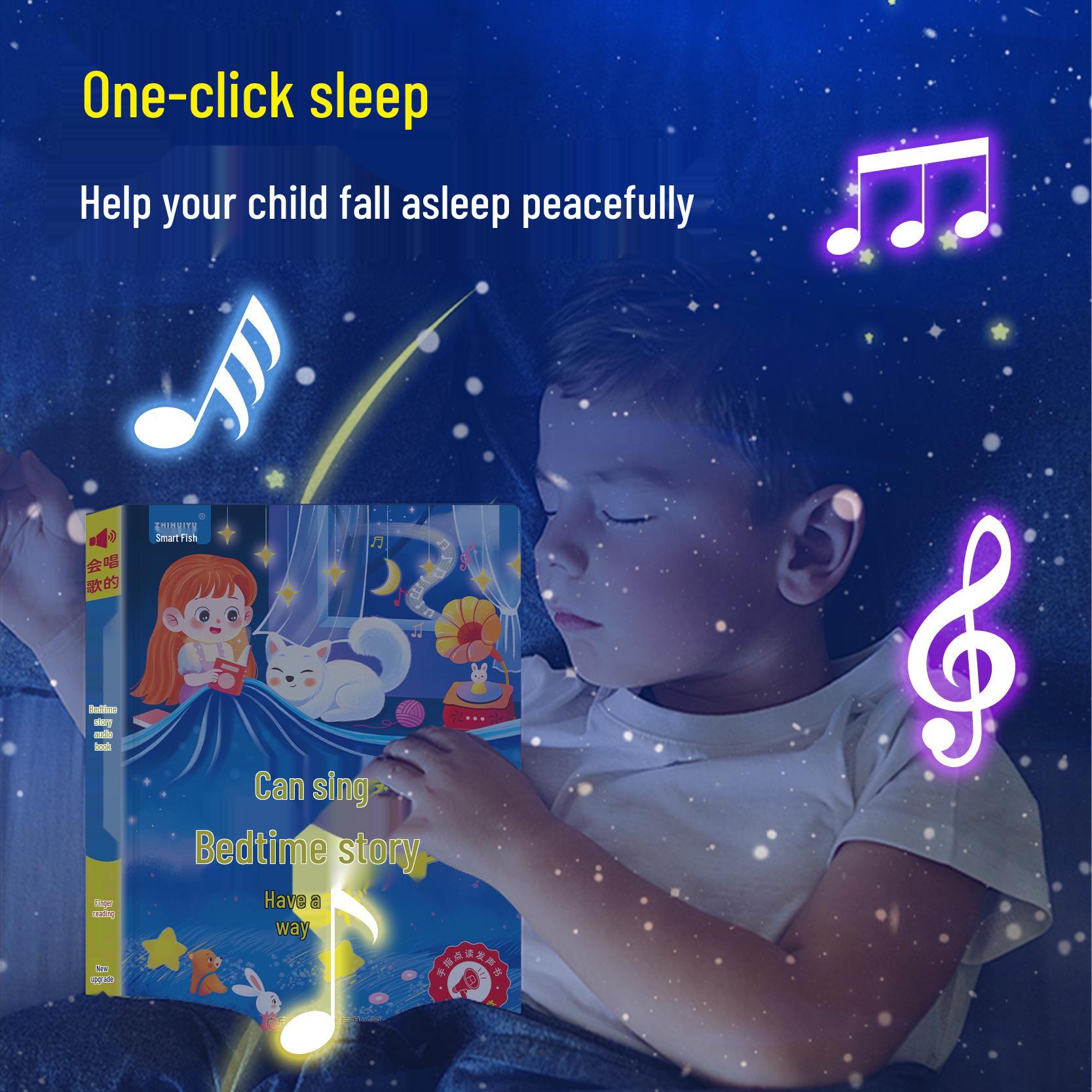 

Interactive Bedtime Story Sound Book with Educational Smart Pen