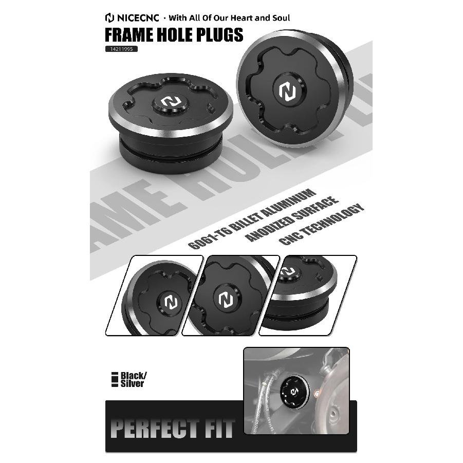 Motorcycle Aluminum Swingarm Hole Cap Covers for Harley Sportster S RH1250S 2021 2020 2023 2024 SportsterS Swingarm Hole Plugs
