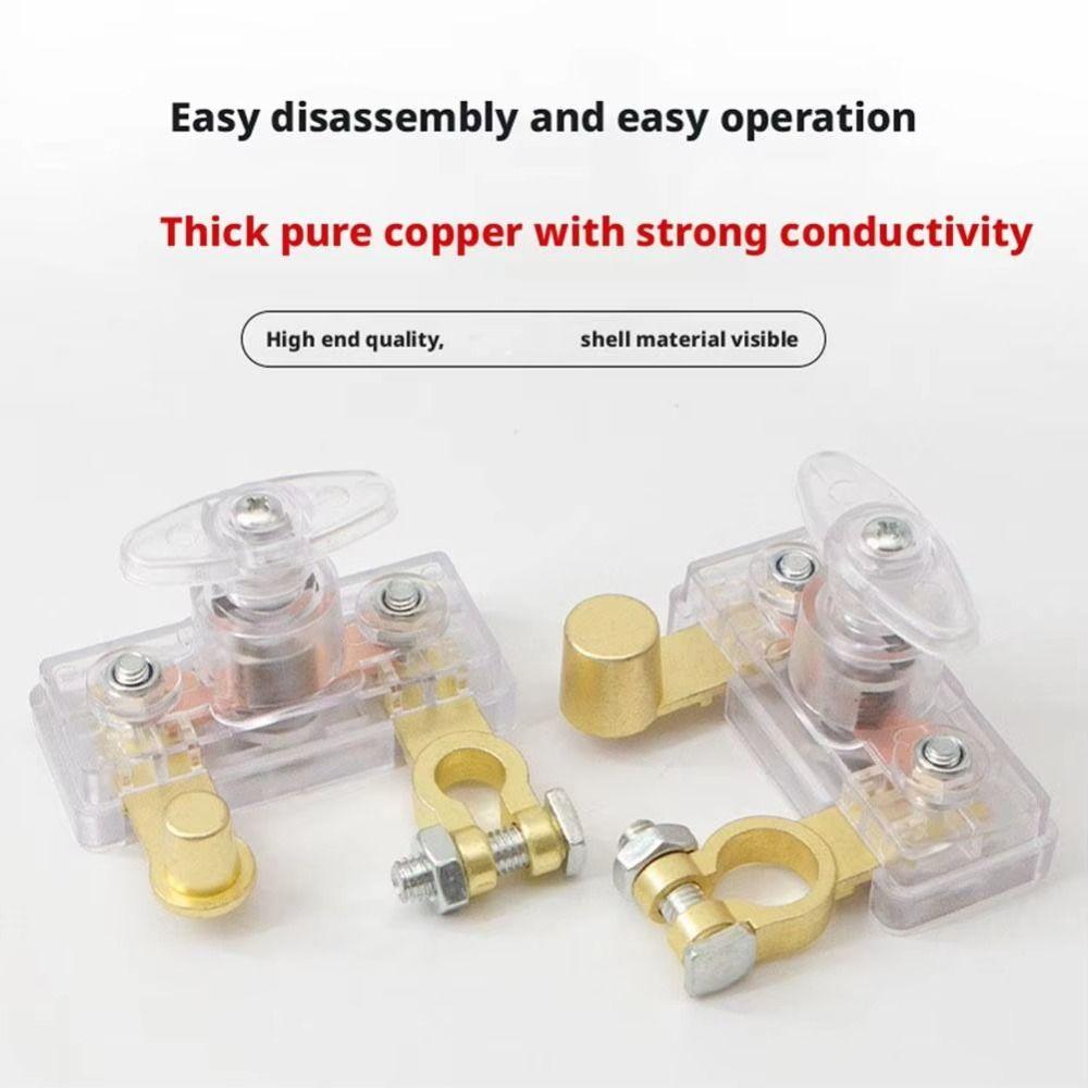 Quick Cut-off Battery Isolation Switch 12 - 24 V Negative Isolator Battery Switch  Vehicle Battery