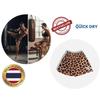 Pantalones Cortos de Entrenamiento de Boxeo Muay Thai Leopardo Estampado Kickboxing Secado Rápido Artes Marciales Boxer Unisex Hombre Mujer Niño Pantalones Fitness Gimnasio Deporte Entrenamiento Streetwear