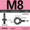 Lifting Eye Bolt Collection: Galvanized M8 & M10 with Ring for Mold