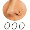 3-Piece Women's Nose Ring Set, 8mm Hypoallergenic Nose Ring, Women's Earrings