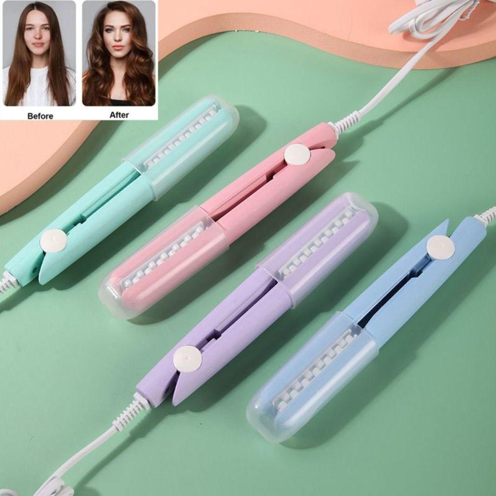 

2 в 1 Wave Hair Плойка Root Lifter Travel Curling Wand Коротке та для всіх типів волосся фіолетовий