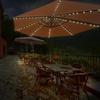 104 LED Garden Umbrella light Outdoor Waterproof IP67 String Lights Light Sensor Control Garden Decorative Lamp
