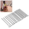 20Pcs Leather Stamping Tools Different Patterns High Hardness Anti Rust Saddle Making Tools for DIY Leather Crafts Bags