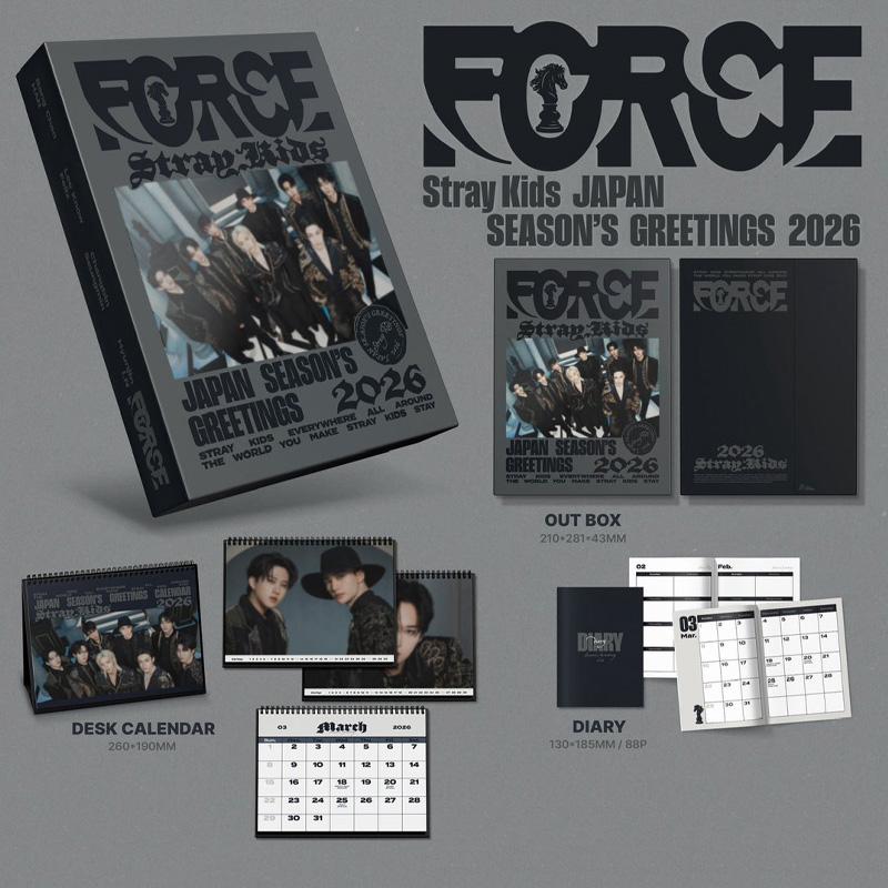 [PŘEDOBJEDNÁVKA] Stray Kids – JAPAN SEASON’S GREETINGS 2026 “FORCE”