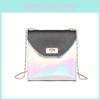 Elegant Fashion Women Mini Chain Bag With Laser Clear Design Shoulder Handbag
