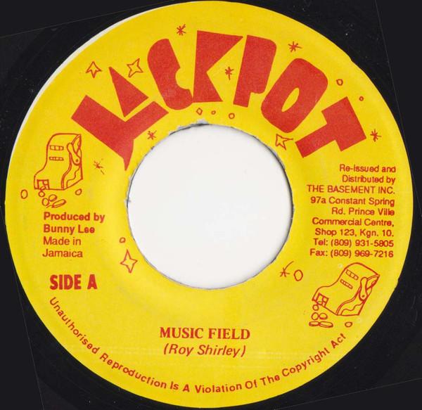 7inch Record ROY SHIRLEY - Music Field NONE Jackpot Jamaica Reggae, Ska & Dub Used